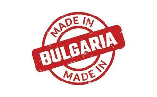 gemacht im Bulgarien Gummi Briefmarke vektor