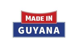 gemacht im Guyana Siegel Vektor