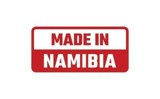 gemacht im Namibia Gummi Briefmarke vektor