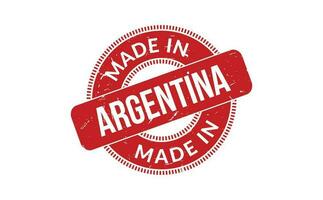 gemacht im Argentinien Gummi Briefmarke vektor
