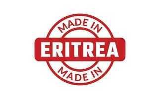 gemacht im eritrea Gummi Briefmarke vektor