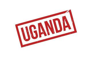 Uganda Gummi Briefmarke Siegel Vektor