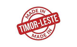 gemacht im Timor leste Gummi Briefmarke vektor