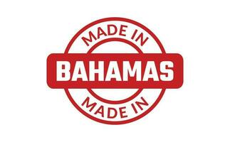 gemacht im Bahamas Gummi Briefmarke vektor