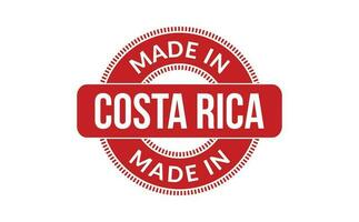 gemacht im Costa Rica Gummi Briefmarke vektor