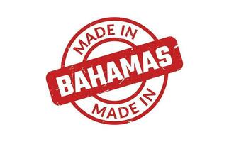 gemacht im Bahamas Gummi Briefmarke vektor