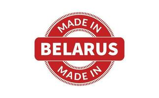 gemacht im Weißrussland Gummi Briefmarke vektor