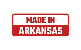 gemacht im Arkansas Gummi Briefmarke vektor