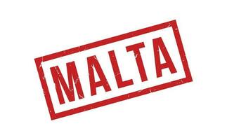 Malta Gummi Briefmarke Siegel Vektor
