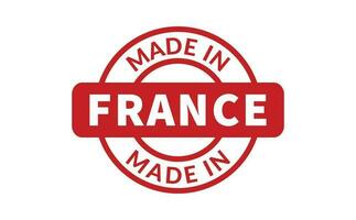 gemacht im Frankreich Gummi Briefmarke vektor