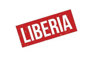 Liberia Gummi Briefmarke Siegel Vektor