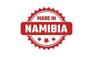 gemacht im Namibia Gummi Briefmarke vektor