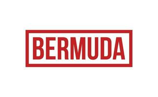 Bermudas Gummi Briefmarke Siegel Vektor