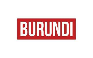 Burundi Gummi Briefmarke Siegel Vektor