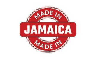 gemacht im Jamaika Gummi Briefmarke vektor
