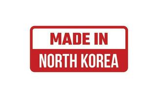 gemacht im Norden Korea Gummi Briefmarke vektor