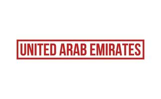 vereinigt arabisch Emirate Gummi Briefmarke Siegel Vektor