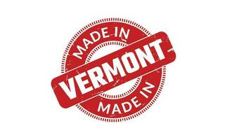 gemacht im Vermont Gummi Briefmarke vektor
