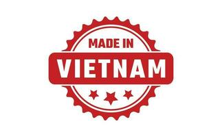 gemacht im Vietnam Gummi Briefmarke vektor