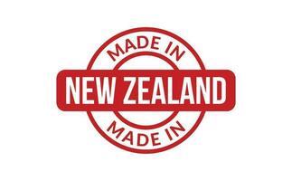 gemacht im Neu Neuseeland Gummi Briefmarke vektor
