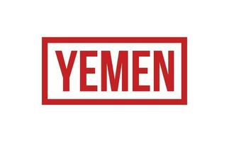Jemen Gummi Briefmarke Siegel Vektor