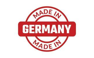 gemacht im Deutschland Gummi Briefmarke vektor