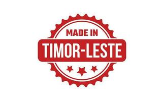 gemacht im Timor leste Gummi Briefmarke vektor
