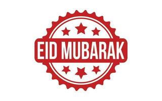 eid Mubarak Gummi Grunge Briefmarke Siegel Vektor