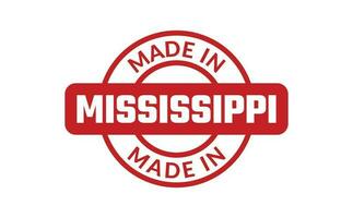 gemacht im Mississippi Gummi Briefmarke vektor