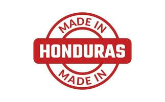 gemacht im Honduras Gummi Briefmarke vektor