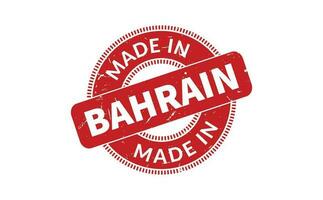 gemacht im Bahrain Gummi Briefmarke vektor