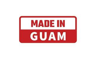 gemacht im guam Gummi Briefmarke vektor