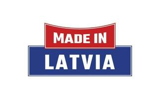 gemacht im Lettland Siegel Vektor