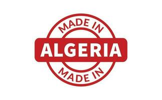 gemacht im Algerien Gummi Briefmarke vektor