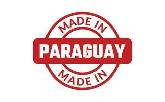 gemacht im Paraguay Gummi Briefmarke vektor