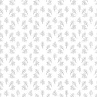 sömlös mönster med 2 handflatan löv. klotter svart och vit vektor illustration.