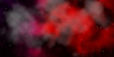 dunkelroter Vektorhintergrund mit bunten Sternen moderne geometrische abstrakte Illustration mit Sternendesign für Ihre Geschäftsförderung vektor