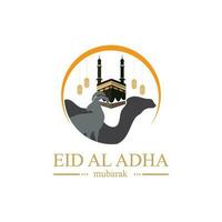 Illustration Vektor Grafik von eid al adha Logo Design