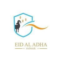 illustration vektor grafisk av eid al Adha logotyp design