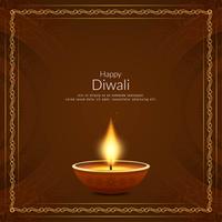 Abstrakter glücklicher religiöser Hintergrund Diwali vektor