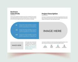 Unternehmen Profil Satz, Broschüre Vorlage Layout Design Satz, minimal Vorlage Layout Design, Vorlage Buch Abdeckung, jährlich Bericht, Broschüre, Blau minimal Geschäft Profil Vorlage Layout vektor