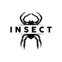 Spinne Logo, Insekt Tier Vektor, Prämie Jahrgang Design, Symbol Vorlage Symbol vektor