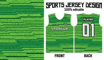 abstrakt Grün Hintergrund Jersey Design zum Sport Uniform vektor