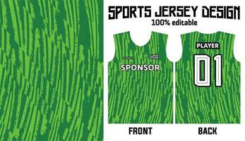 abstrakt Grün Hintergrund Jersey Design zum Sport Uniform vektor