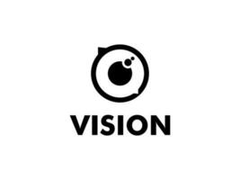 Auge Vision Plaudern Logo, Vision konsultieren Logo Vektor Vorlage