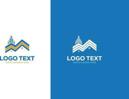 Vektor Gebäude, kreativ echt Nachlass Logo, Konstruktion Agentur Zuhause Symbol und Haus Logo