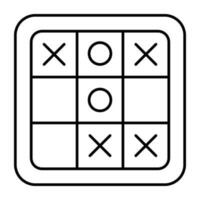 Premium-Download-Symbol von Tic Tac Toe vektor