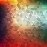 Abstrakt färgrik geometrisk mosaik bakgrund vektor