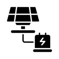 Solarpanel-Symbol für Ihre Website, Ihr Handy, Ihre Präsentation und Ihr Logo-Design. vektor
