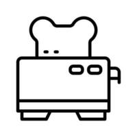 Toaster-Symbol für Ihre Website, Ihr Handy, Ihre Präsentation und Ihr Logo-Design. vektor